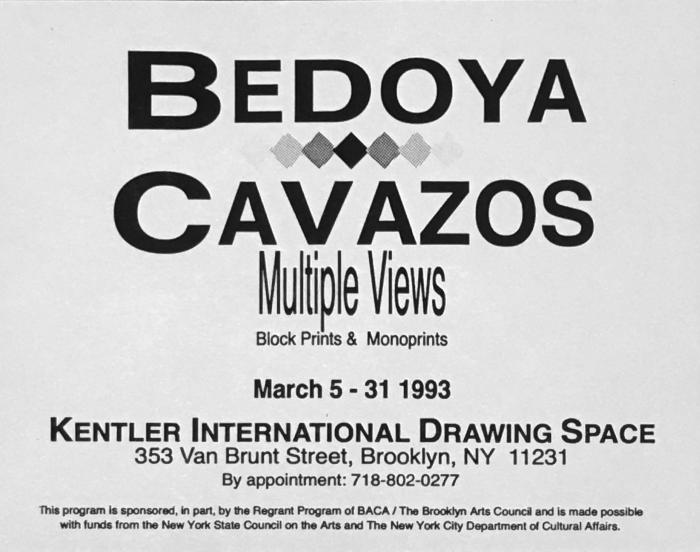 Bedoya / Cavazos, Multiple Views