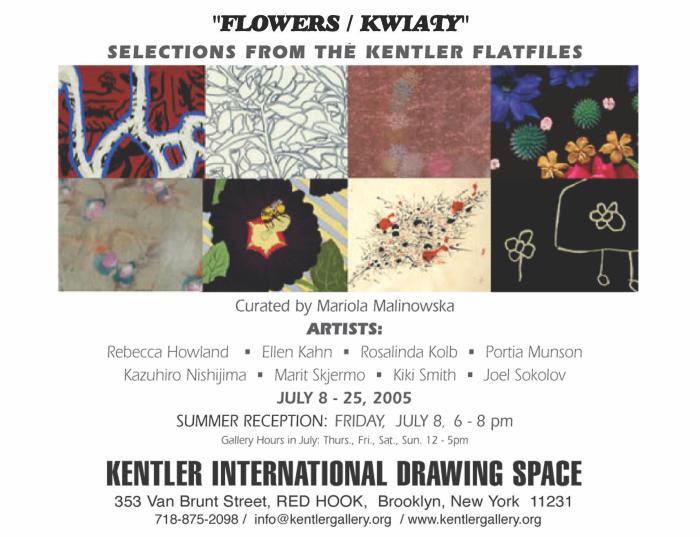 Flowers/Kwiaty: Selections from the Kentler Flatfiles