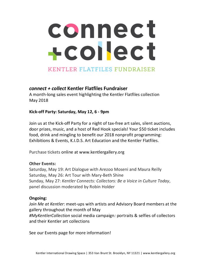 connect + collect: Kentler Flatfiles Fundraiser Exhibition