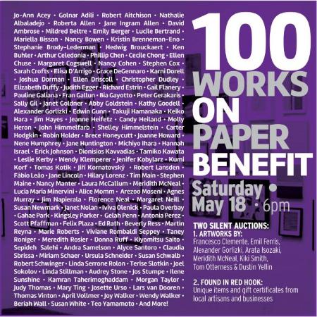 100 Works on Paper BENEFIT: May 18