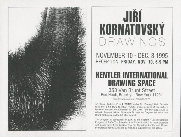 Jiří Kornatovský, Large Scale Drawings and Prints 