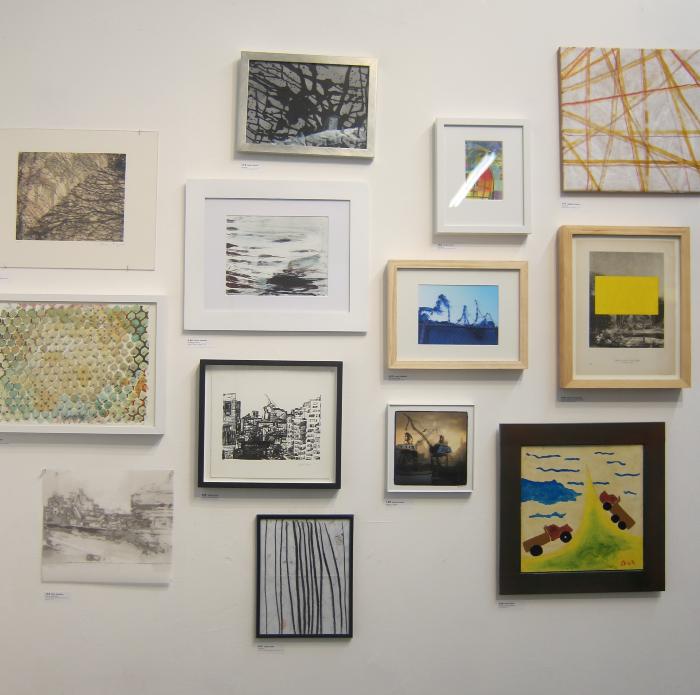 100 Works on Paper Benefit Exhibition 2014