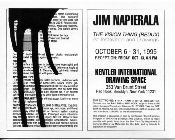 Jim Napierala, The Vision Thing (Redux)
