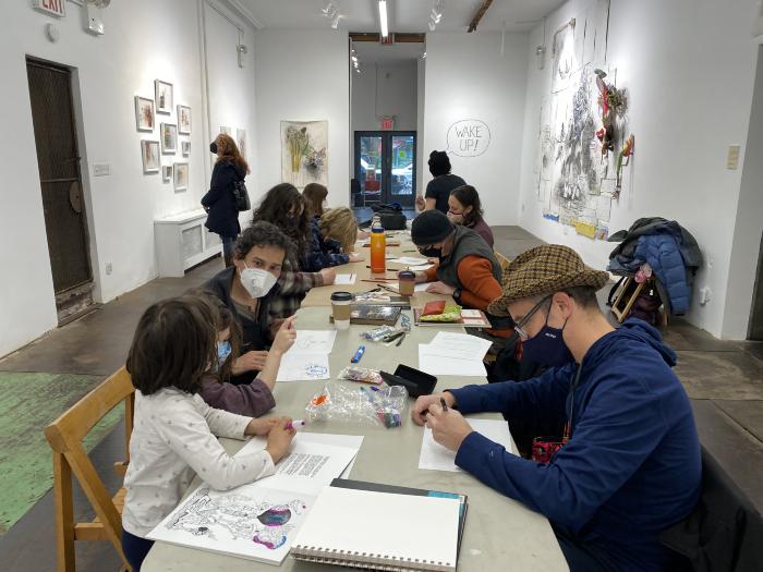 Drawing Together with Julie Peppito and Gideon Kendall