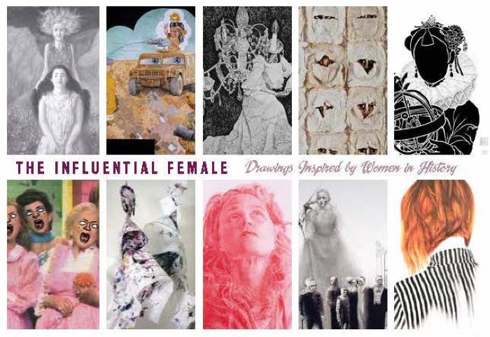 The Influential Female: Drawings Inspired by Women in History